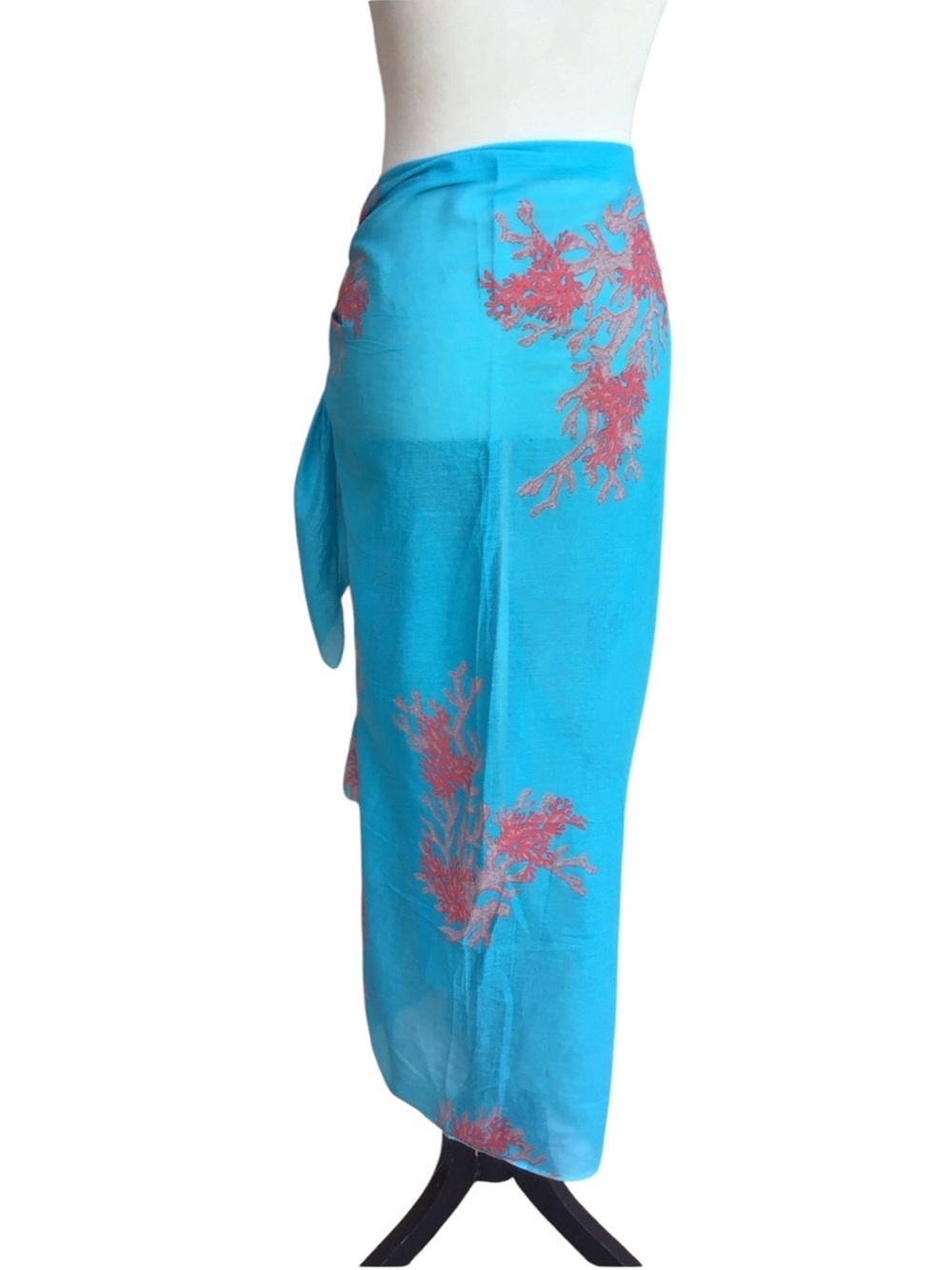 Antica Sartoria Cotton Pareo Beach Cover Up - Picture 2 of 6